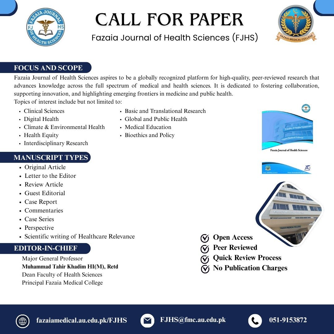Call for Papers - FJHS